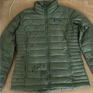 Patagonia Women's Olive Puffer Jacket